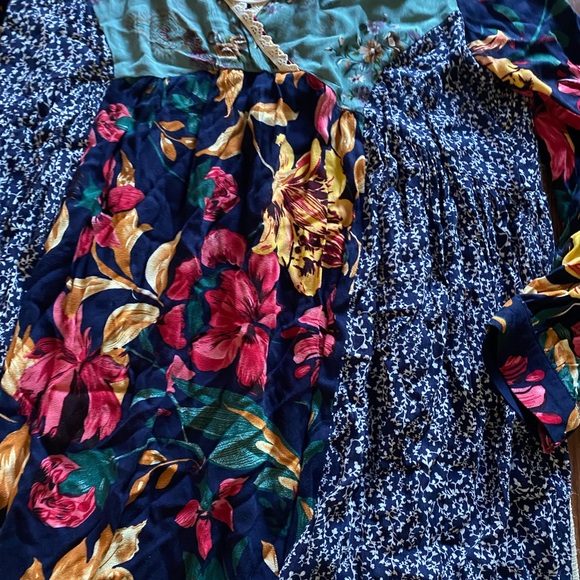 Umgee Floral Multicolor Boho Dress - Picture 2 of 4